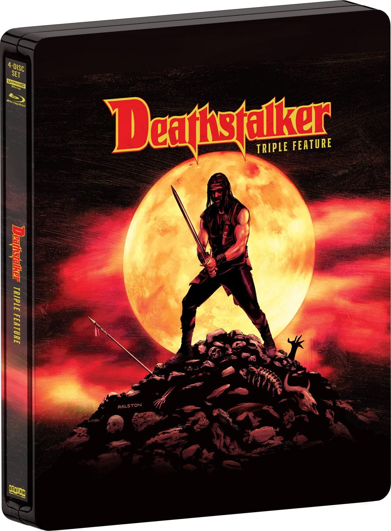Deathstalker Trilogy Triple Feature 4K SteelBook