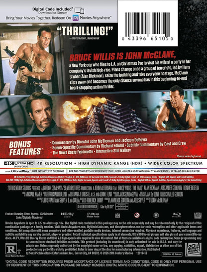 [Pre-Order] Die Hard 4K SteelBook (1988)