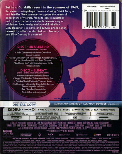 Dirty Dancing 4K SteelBook (Exclusive)