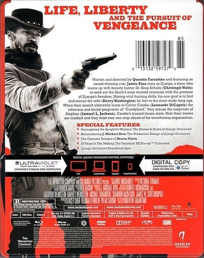 Django: Unchained SteelBook w/ Bonus Disc (Exclusive)