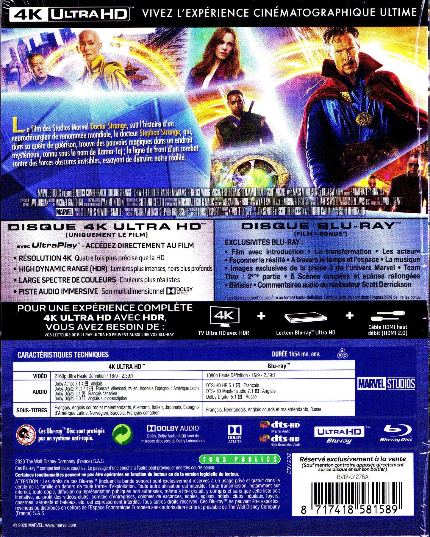 Doctor Strange 4K SteelBook (2016)(Mondo Art #41)(France)