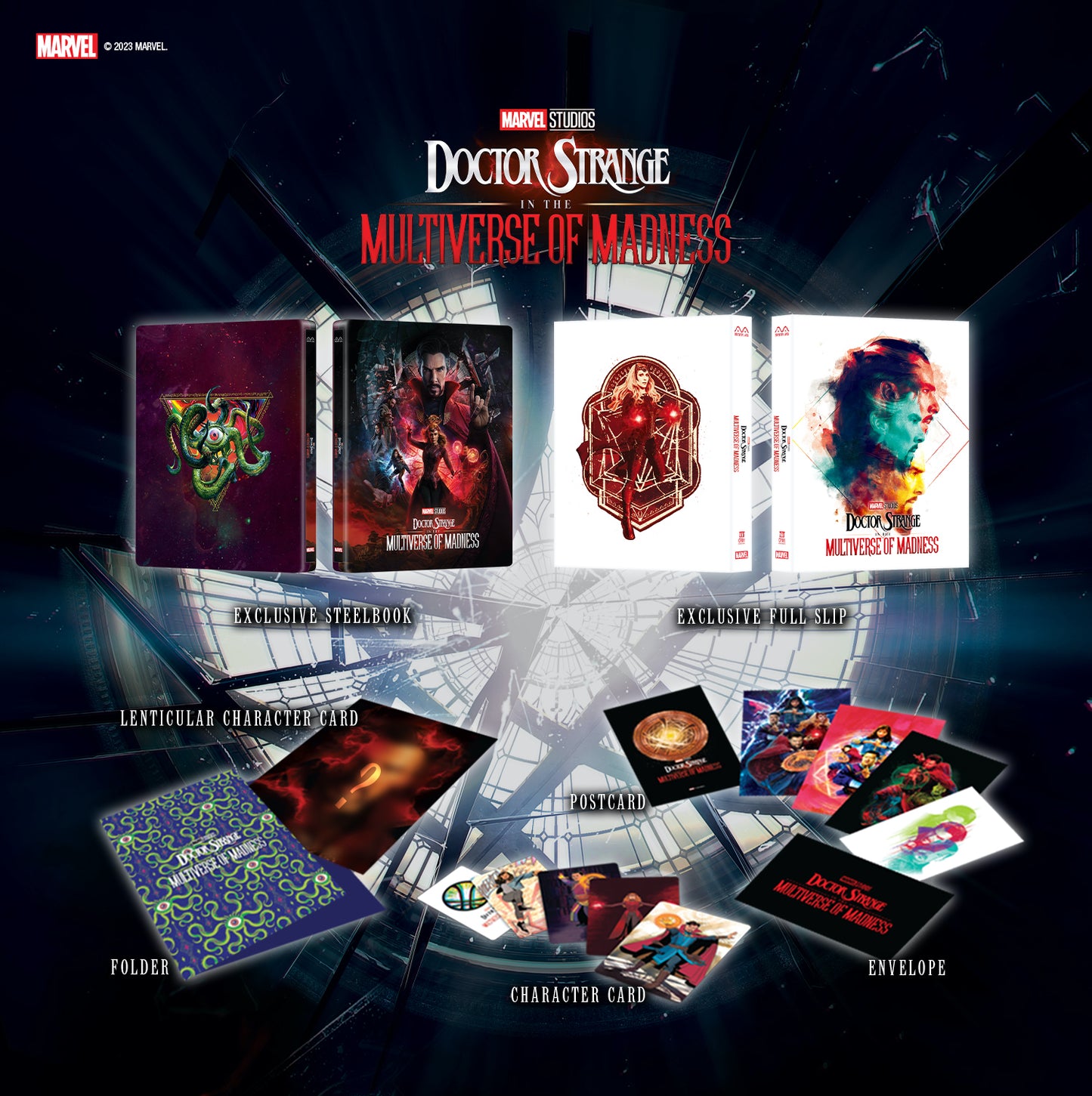 Doctor Strange in the Multiverse of Madness Full Slip SteelBook (MCP#01)(EMPTY)(Hong Kong)