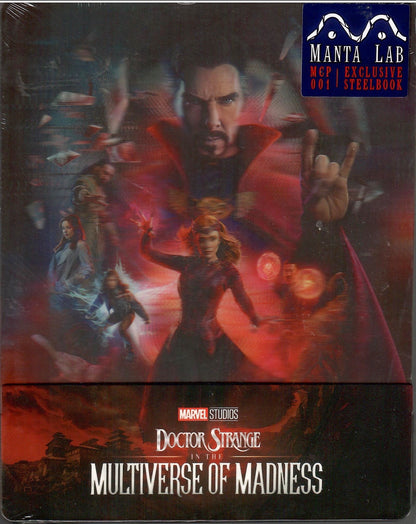 Doctor Strange in the Multiverse of Madness Lenticular 1/4 Slip SteelBook (MCP#001)(EMPTY)(Hong Kong)