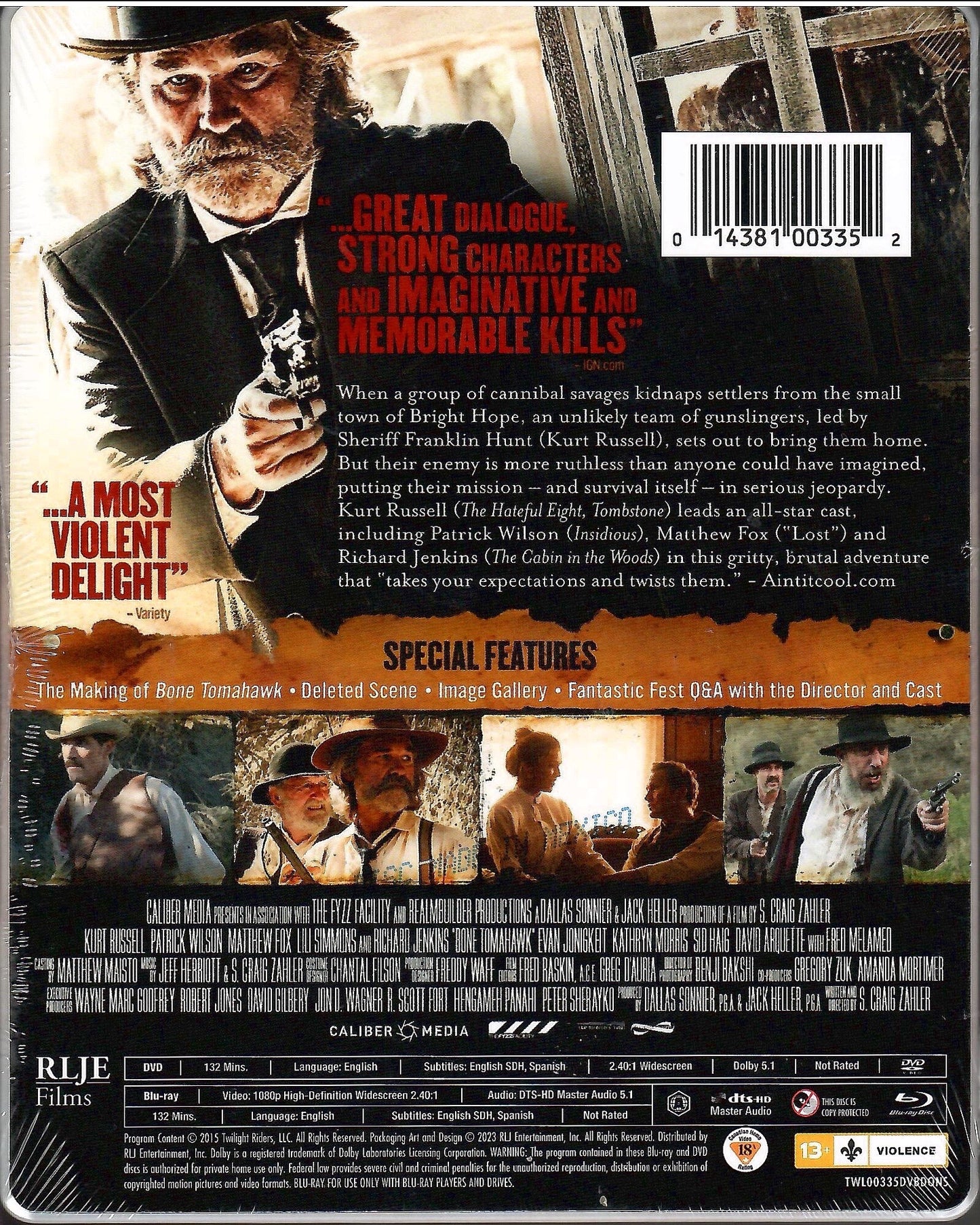 Bone Tomahawk SteelBook (Exclusive)