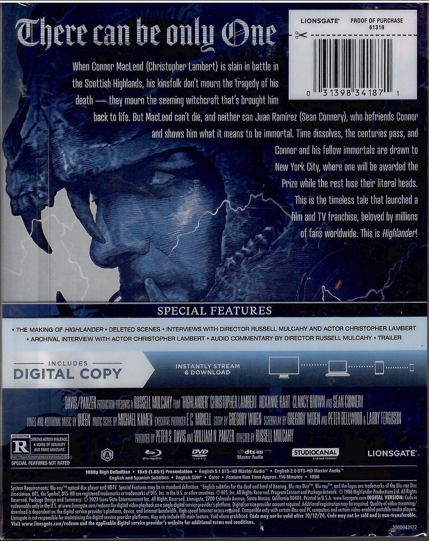 Highlander SteelBook (Exclusive)