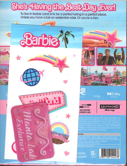 Barbie 4K Full Slip SteelBook (ME#62)(Hong Kong)