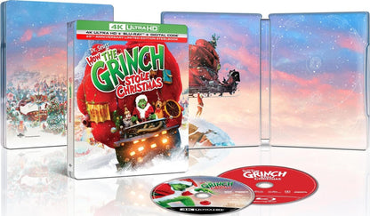 Dr. Seuss' How the Grinch Stole Christmas 4K SteelBook: 25th Anniversary Edition (2000)