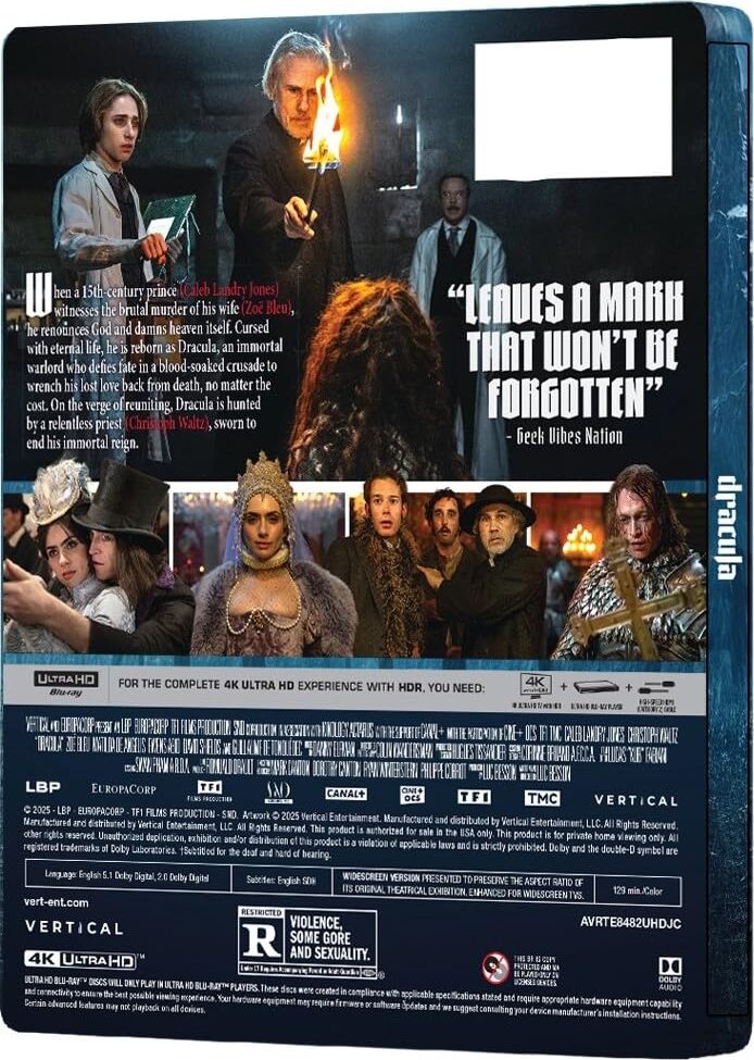 [Pre-Order] Dracula 4K SteelBook (2025)