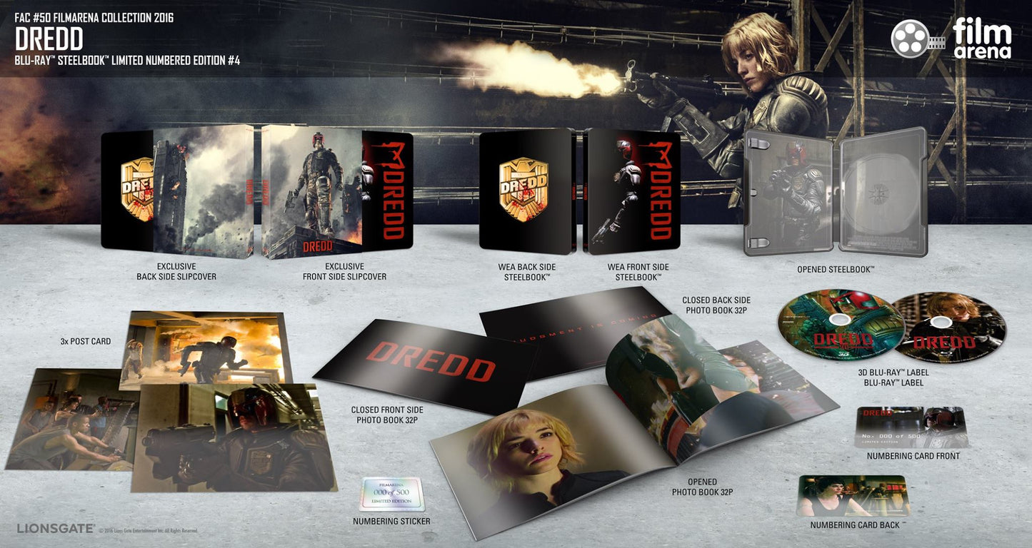 Dredd 3D Full Slip #4 SteelBook (2012)(FAC#50)(Czech)