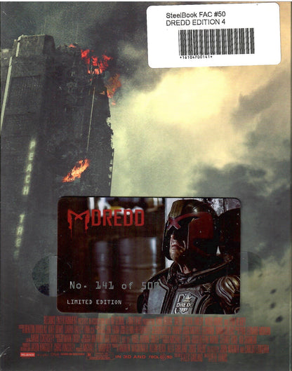 Dredd 3D Full Slip #4 SteelBook (2012)(FAC#50)(Czech)