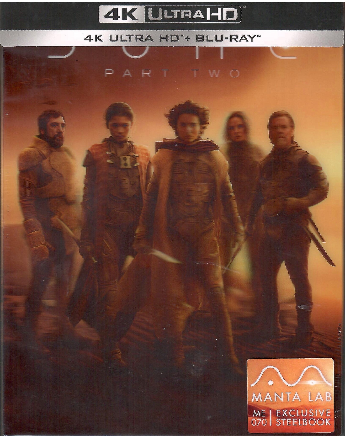 Dune: Part 2 4K Double Lenticular B SteelBook (2024)(ME#70)(Hong Kong)