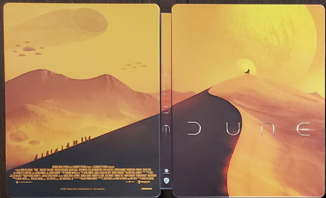 Dune 2021 and Looper 4K Bluray online Steelbook Lot OOP