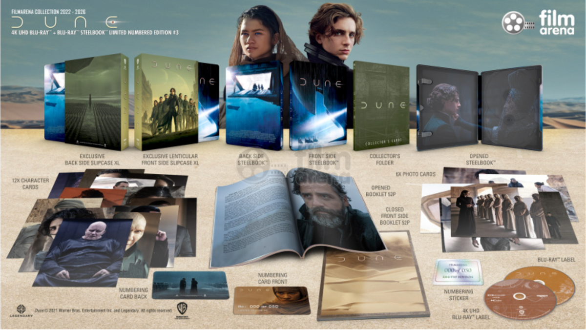 [Pre-Order] Dune 4K XL Lenticular SteelBook: Edition #3 (2021)(FAC#187)(Czech)