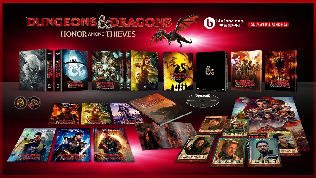 Dungeons and Dragons: Thieves Amoung Us 4K XL Full Slip SteelBook (Blufans OAB#73)(China)