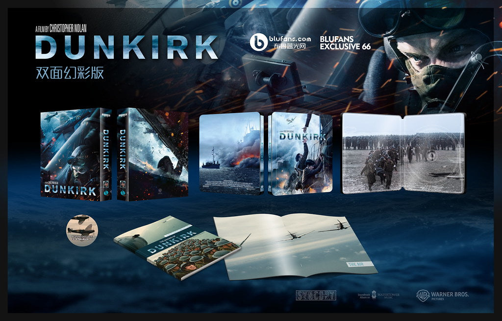 Dunkirk 4K Double Lenticular SteelBook (Blufans#66)(China