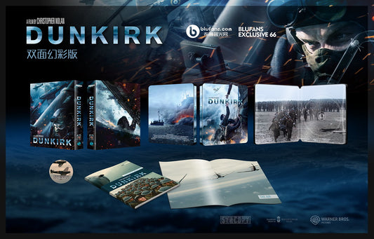 Dunkirk 4K Double Lenticular SteelBook (Blufans#66)(China)