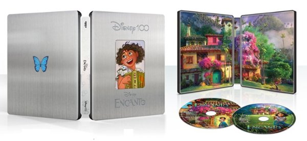 ENCANTO (4K UHD + BLU-RAY + DIGITAL) DISNEY discount 100 STEELBOOK