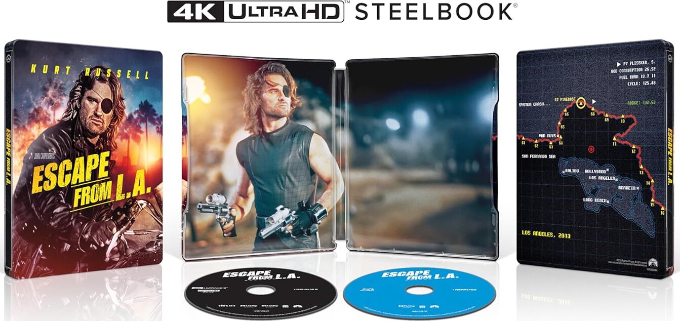 Escape From L.A. 4K SteelBook: 30th Anniversary Edition