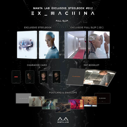 Ex Machina Full Slip SteelBook (ME#12)(Hong Kong)