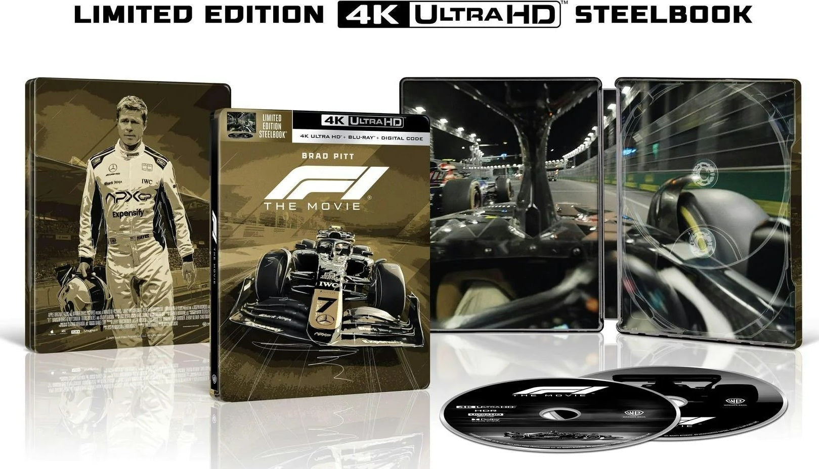 F1: The Movie 4K SteelBook (2025) – Blurays For Everyone