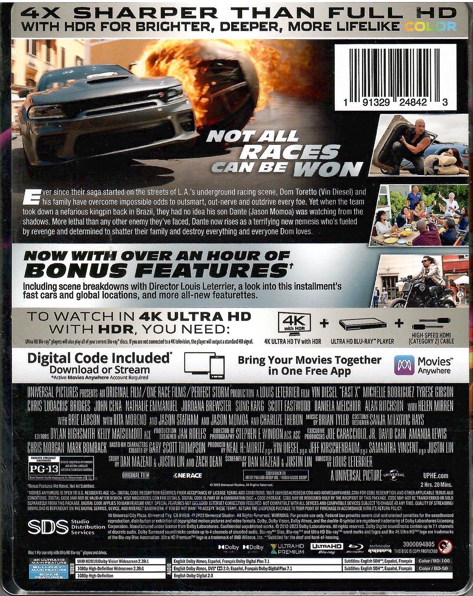 FAST AND FURIOUS 10 - Fast X - Limited Edition Steelbook 4K Ultra