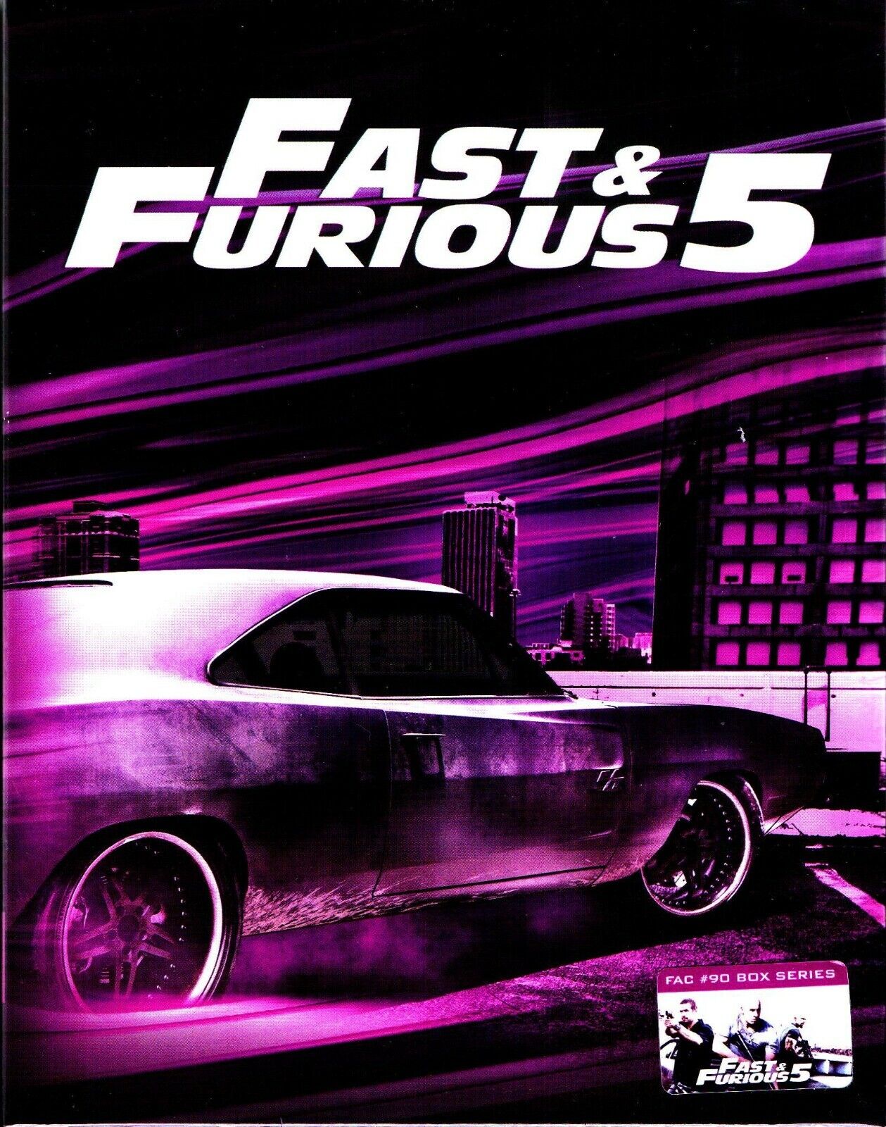 Fast and Furious 5 Full Slip SteelBook (Fast Five)(2011)(FAC#90)(Czech)