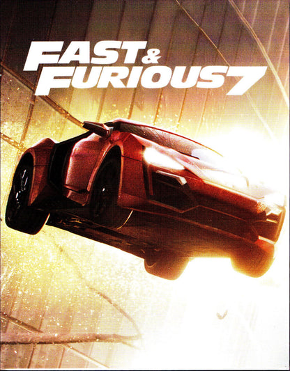 Fast and Furious 7 Full Slip SteelBook (2015)(Unnumbered)(Czech)