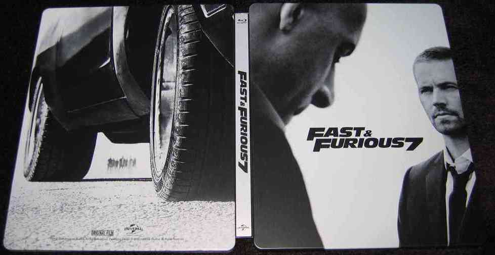 Fast and Furious 7 Paul Walker Edition Full Slip SteelBook + Lenticular Magnet (2015)(FAC#19)(Czech)