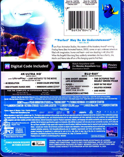 Finding Dory 4K SteelBook (Exclusive)