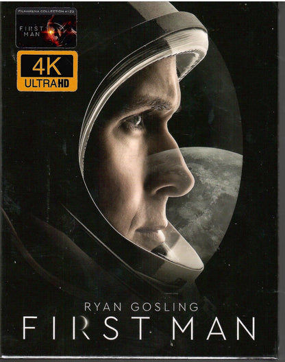 First Man 4K XL Full Slip SteelBook + Lenticular Magnet (2018)(FAC#123)(Czech)