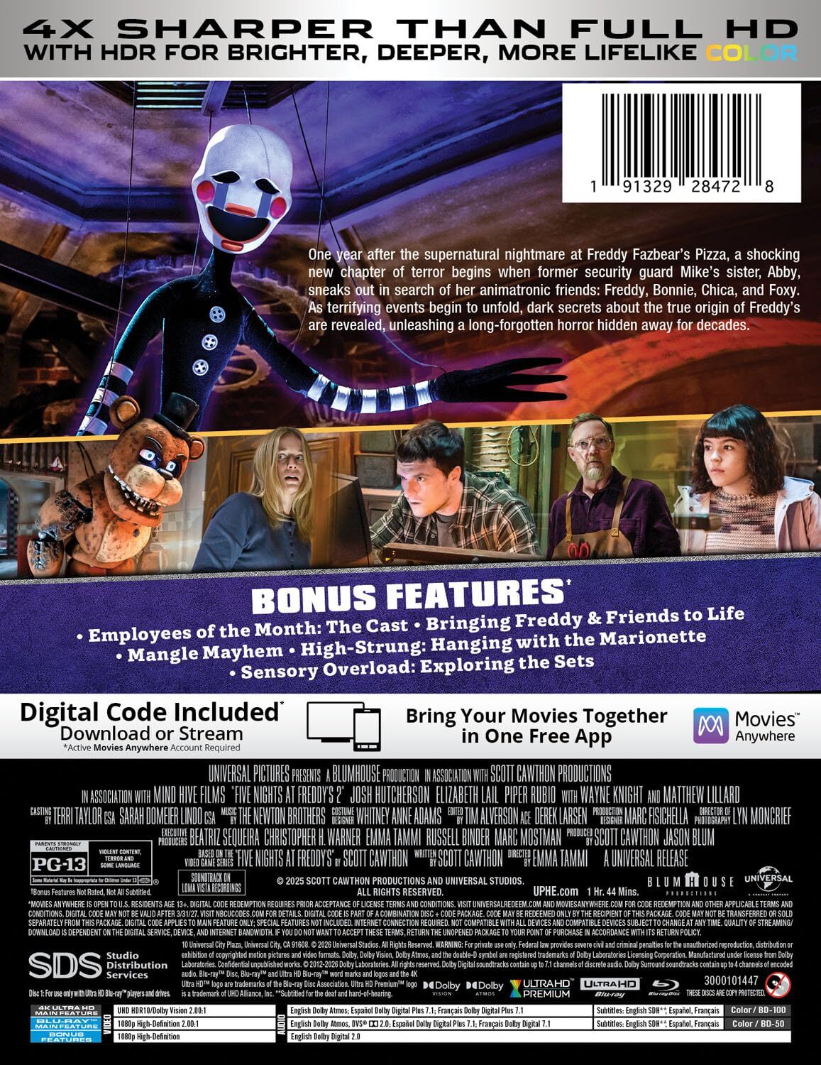 Five Nights at Freddy's 2 4K SteelBook (2025)