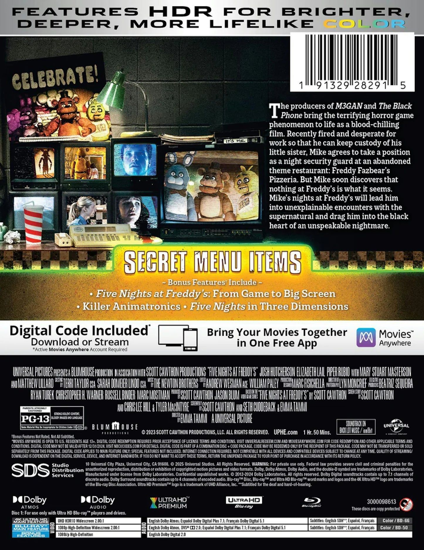 Five Nights at Freddy's 4K SteelBook (2023)(Re-release)