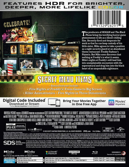 Five Nights at Freddy's 4K SteelBook (2023)(Re-release)