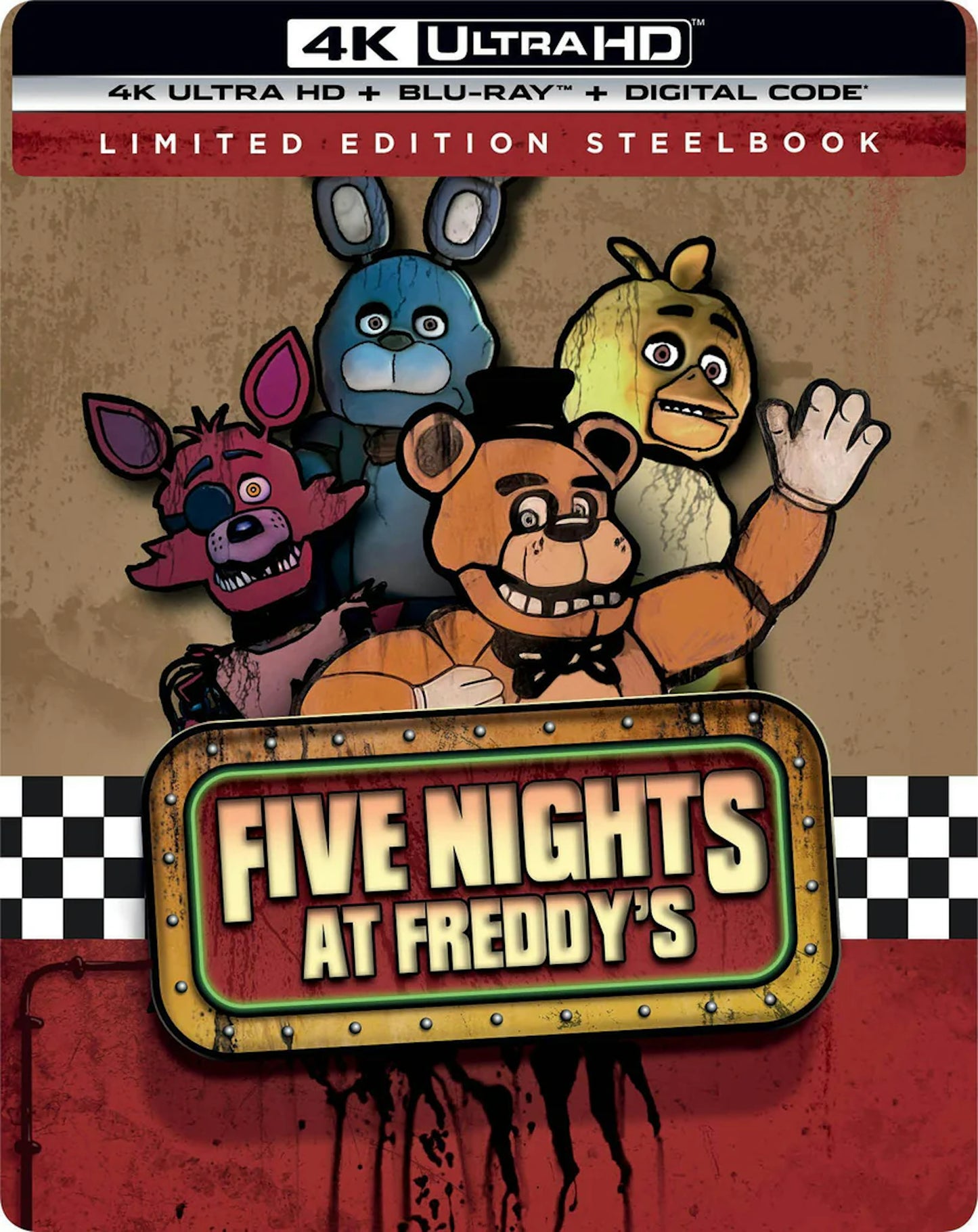 Five Nights at Freddy's 4K SteelBook (2023)(Re-release)