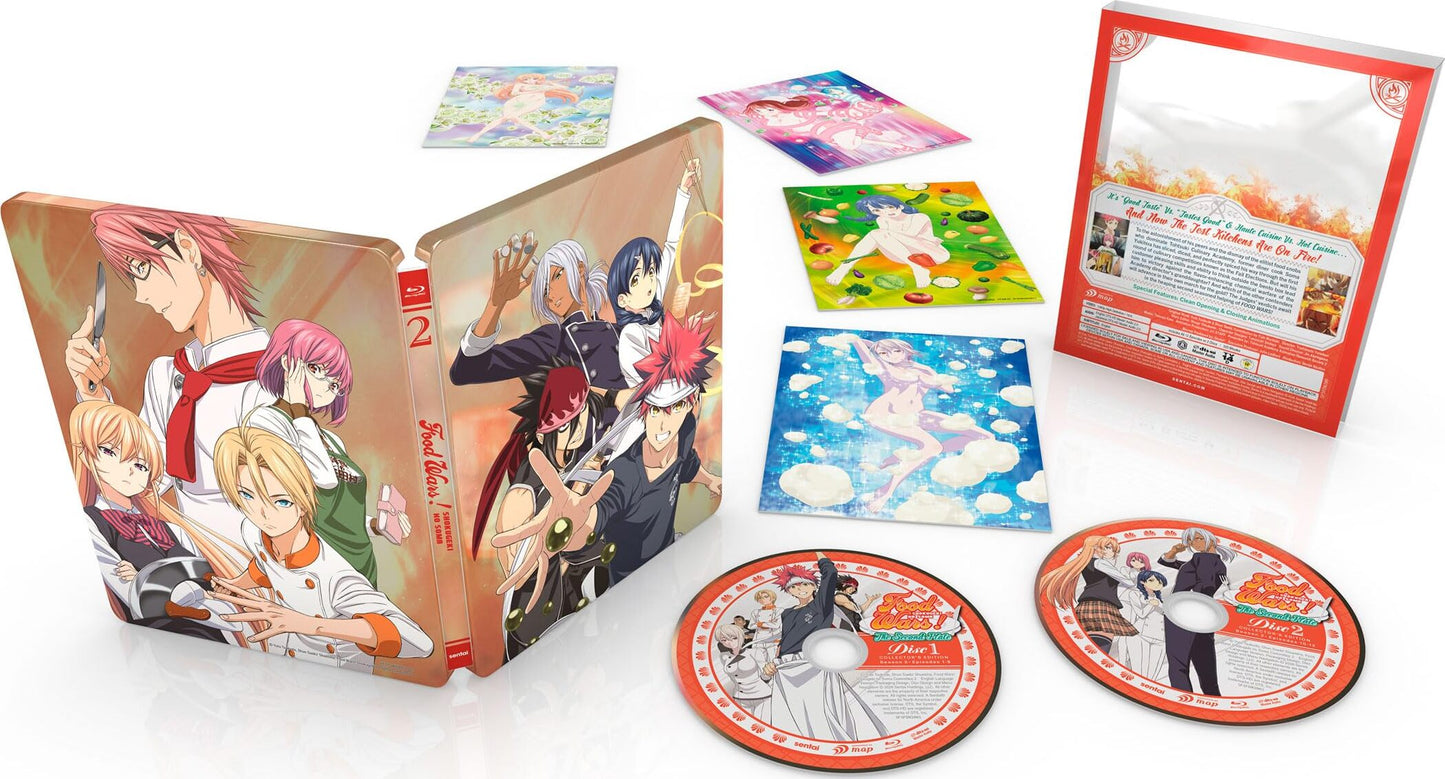 Food Wars! - Shokugeki no Soma: The Second Plate - Season 2 SteelBook