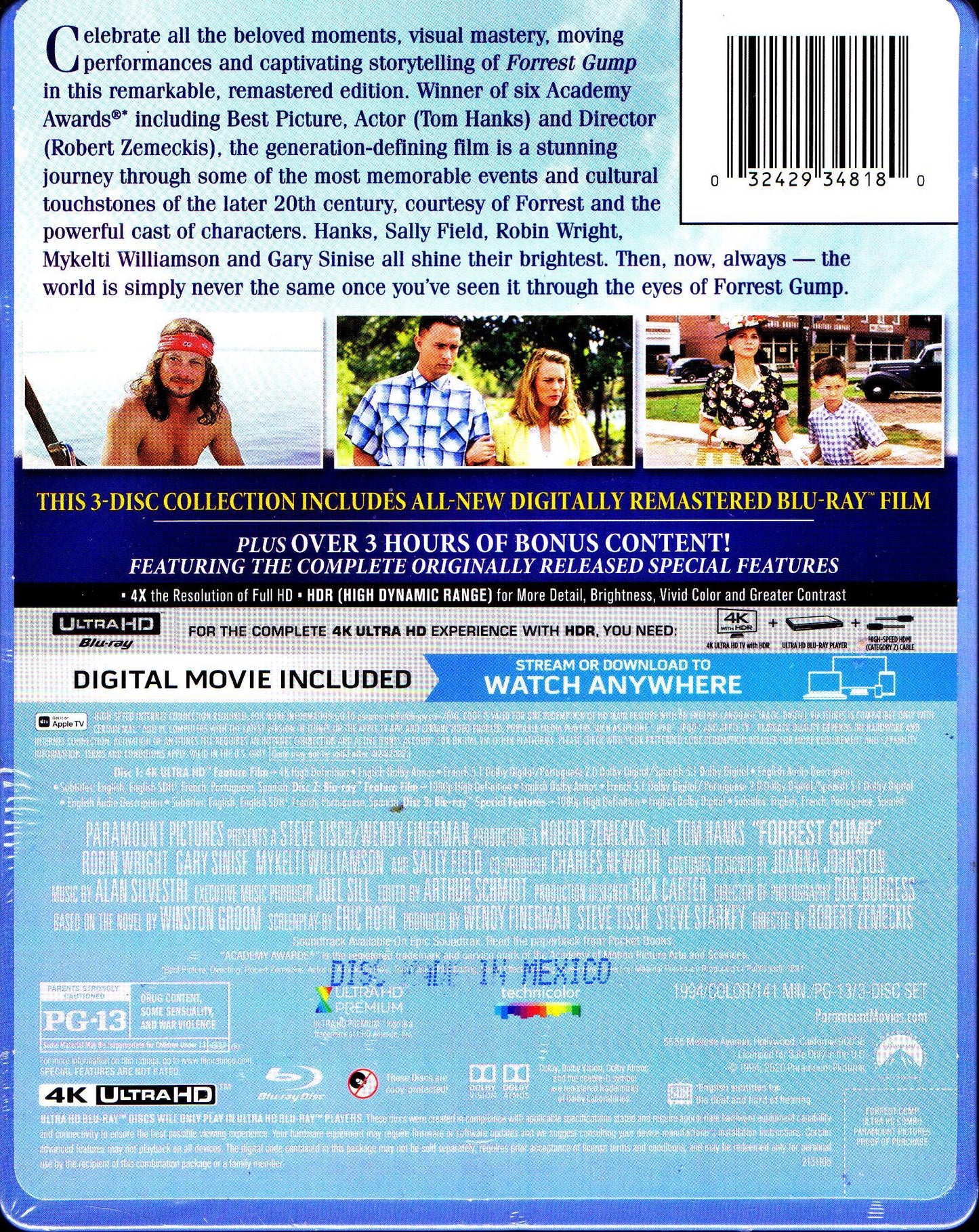 Forrest Gump 4K SteelBook (Exclusive)