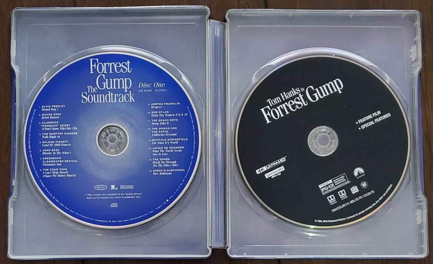 Forrest Gump 4K SteelBook w/ CD's (Exclusive)