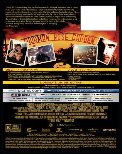 Frailty 4K DigiPack (Exclusive)