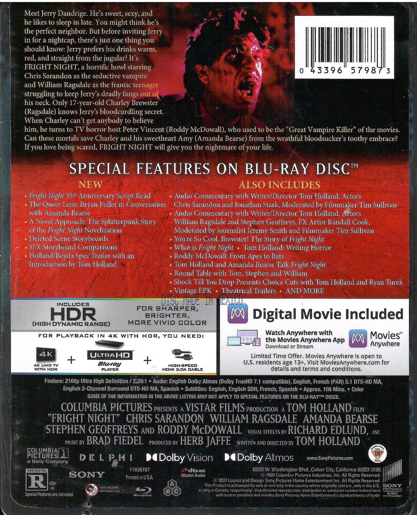 Fright Night 4K SteelBook