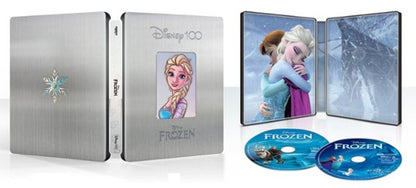 Frozen 4K SteelBook: Disney 100th Anniversary Edition (2013)(Exclusive)
