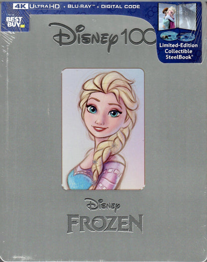 Frozen 4K SteelBook: Disney 100th Anniversary Edition (2013)(Exclusive)