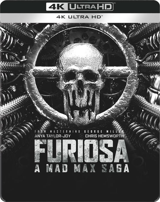 Furiosa: A Mad Max Saga 4K SteelBook - Black and Chrome Edition (Exclusive)(UK)