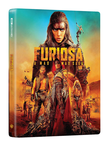 Furiosa: A Mad Max Saga 4K Double Lenticular A SteelBook - Black and Chrome Edition (ME#75)(Hong Kong)