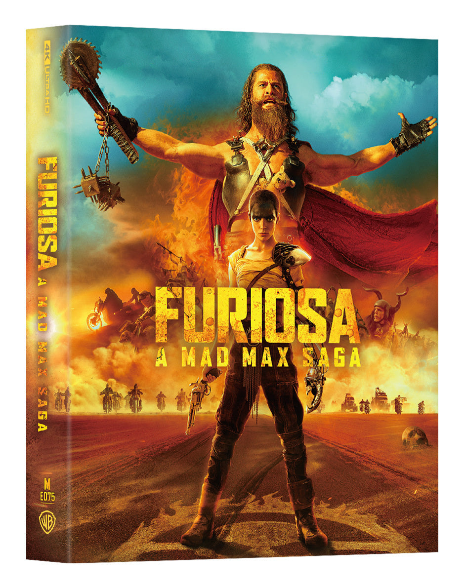 Furiosa: A Mad Max Saga 4K Double Lenticular A SteelBook - Black and Chrome Edition (ME#75)(Hong Kong)