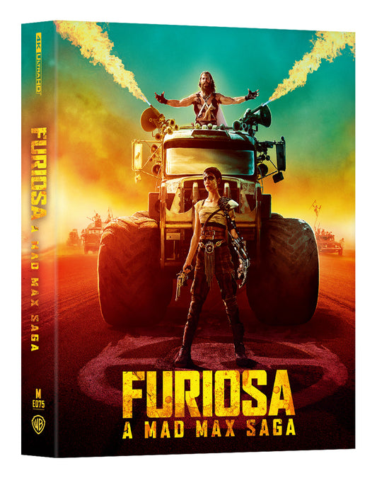 Furiosa: A Mad Max Saga 4K Full Slip SteelBook - Black and Chrome Edition (ME#75)(Hong Kong)