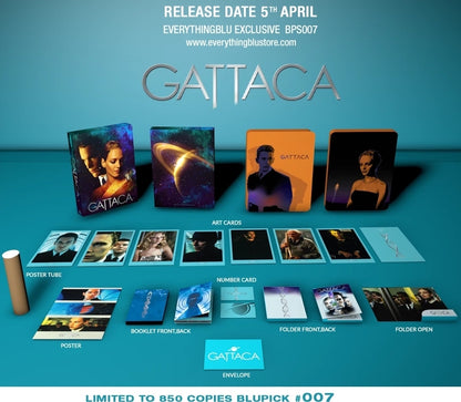 Gattaca 4K XL Full Slip SteelBook w/ Poster (BP#007)(UK)