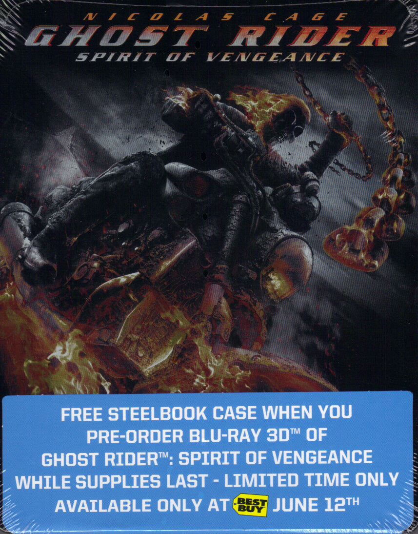 Ghost Rider: Spirit of Vengeance SteelBook (EMPTY)(Exclusive)