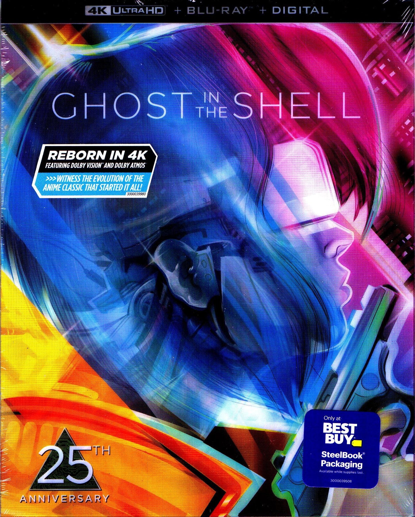 Ghost in the Shell 4K SteelBook (1995)(Exclusive)
