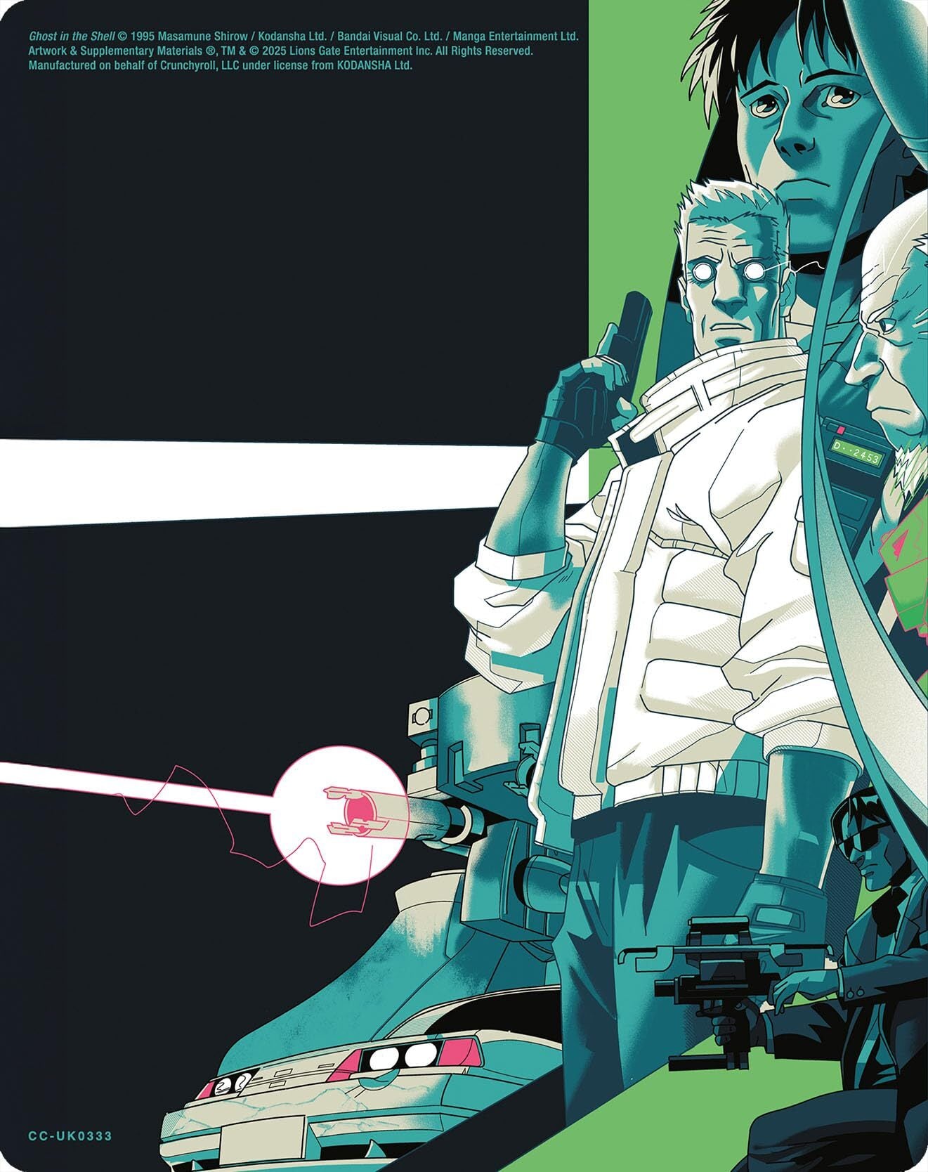 Ghost in the Shell 4K SteelBook: Kuro Black Edition (1995)(UK)