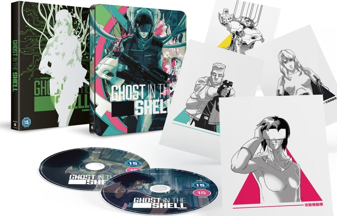 Ghost in the Shell 4K SteelBook: Kuro Black Edition (1995)(UK)